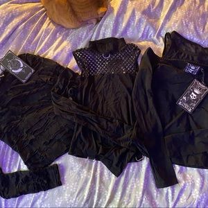 ON HOLD Three New Killstar Tops